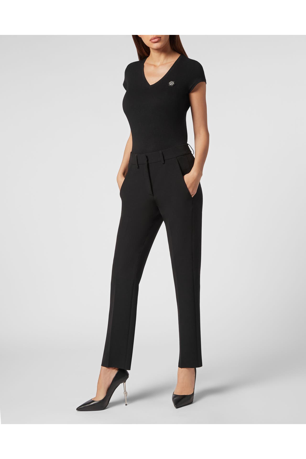 PHILIPP PLEIN Business-Hose 02 | black Straight, Bild 1