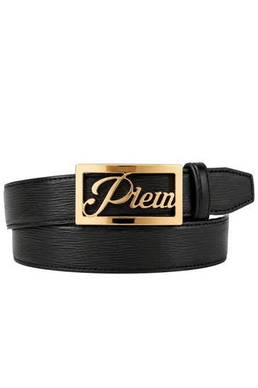 PHILIPP PLEIN Casual-Gürtel 0293 | black/lightgold