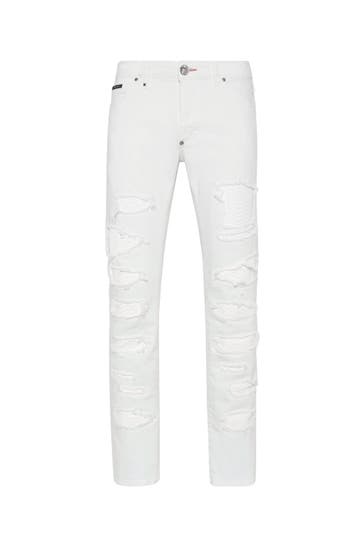 PHILIPP PLEIN Jeans PYTHON 01W | WHITEDREAM Straight