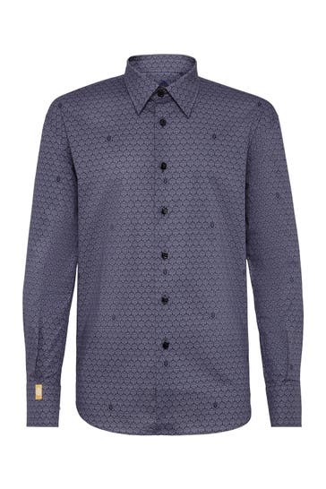 BILLIONAIRE Business-Hemd LION 02 | black Slim Fit