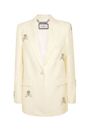 PHILIPP PLEIN Blazer SKULL 01 | white