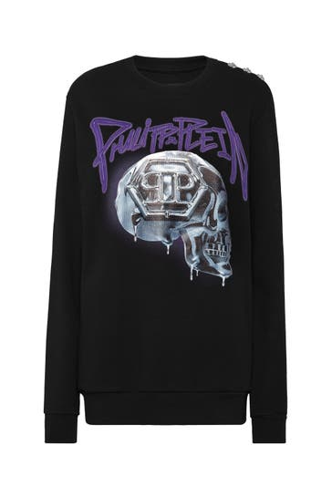 PHILIPP PLEIN Sweatshirt SKULL 02 | black