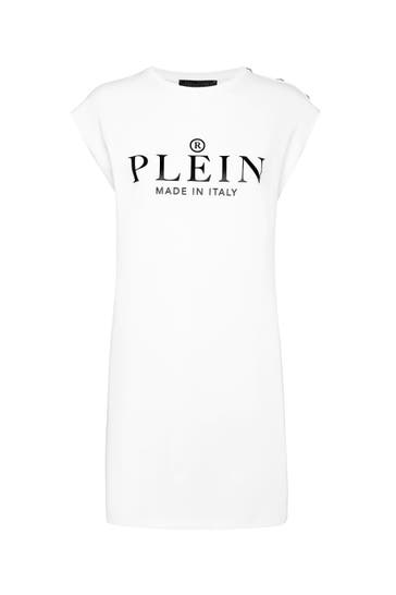 PHILIPP PLEIN Casual-Kleid ICONIC PLEIN 01 | white