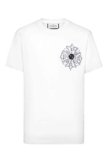 PHILIPP PLEIN T-Shirt Rundhalsausschnitt Ss GOTHIC PLEIN