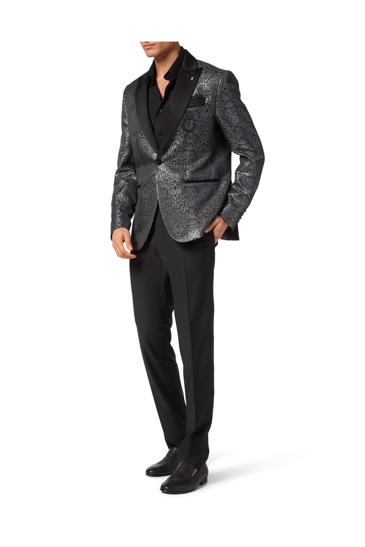 BILLIONAIRE Business-Sakko 10 | grey Slim Fit, Bild 1