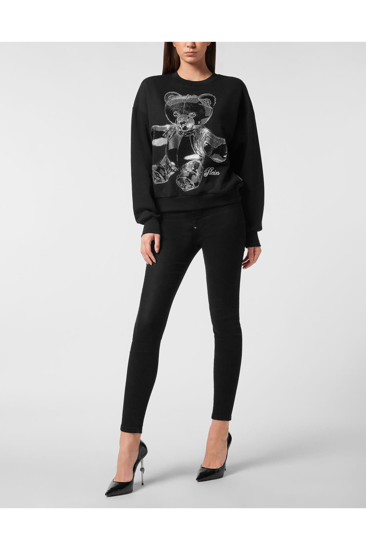 PHILIPP PLEIN Sweatshirt TEDDY 02 | black, Bild 1