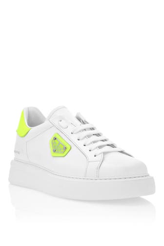 PHILIPP PLEIN Sneaker TITAN 0129 | White/yellowfluo