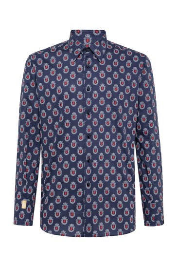 BILLIONAIRE Business-Hemd LION 14 | darkblue Slim Fit