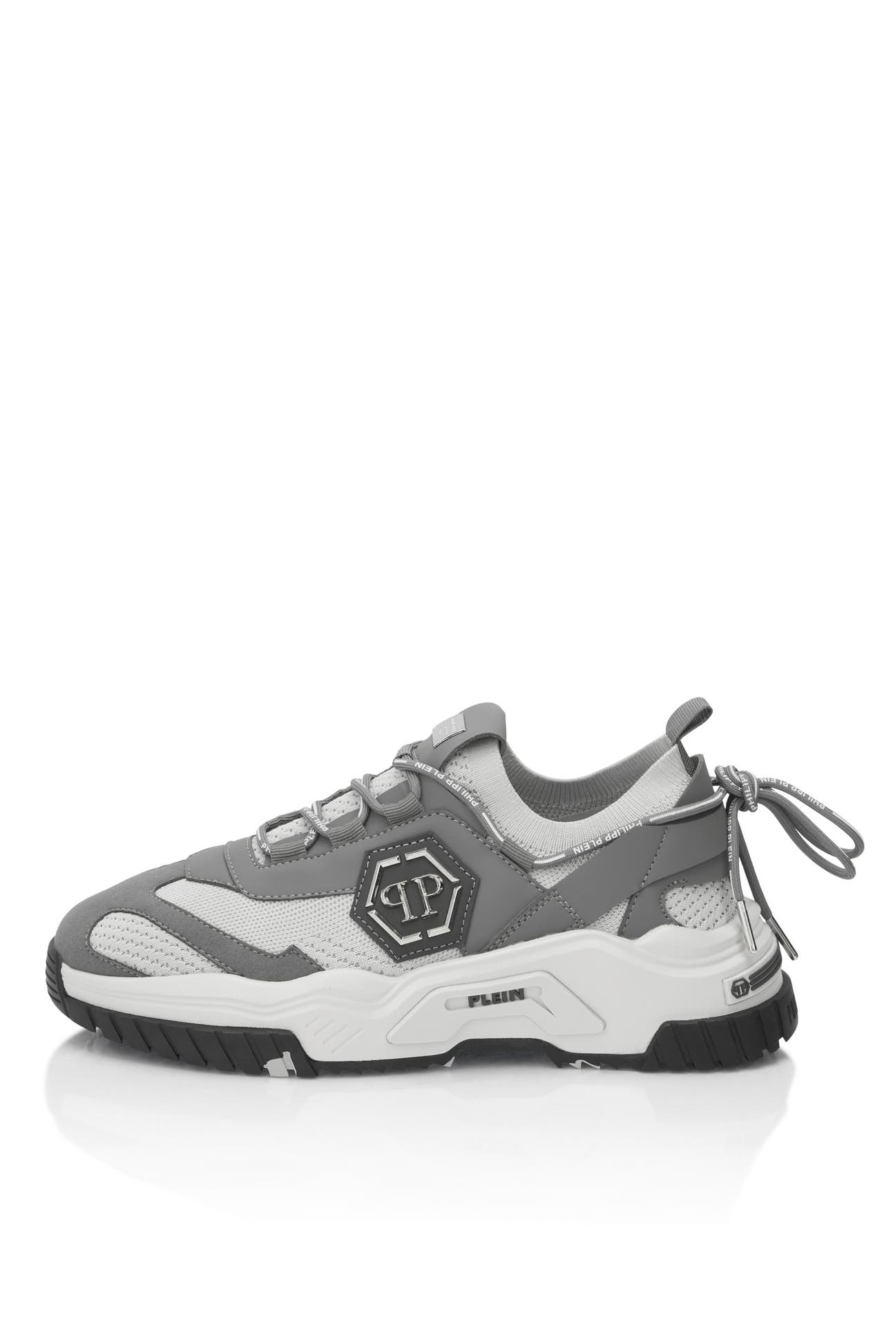 PHILIPP PLEIN Sneaker PREDATOR 1072 | grey/darkgrey, Bild 1