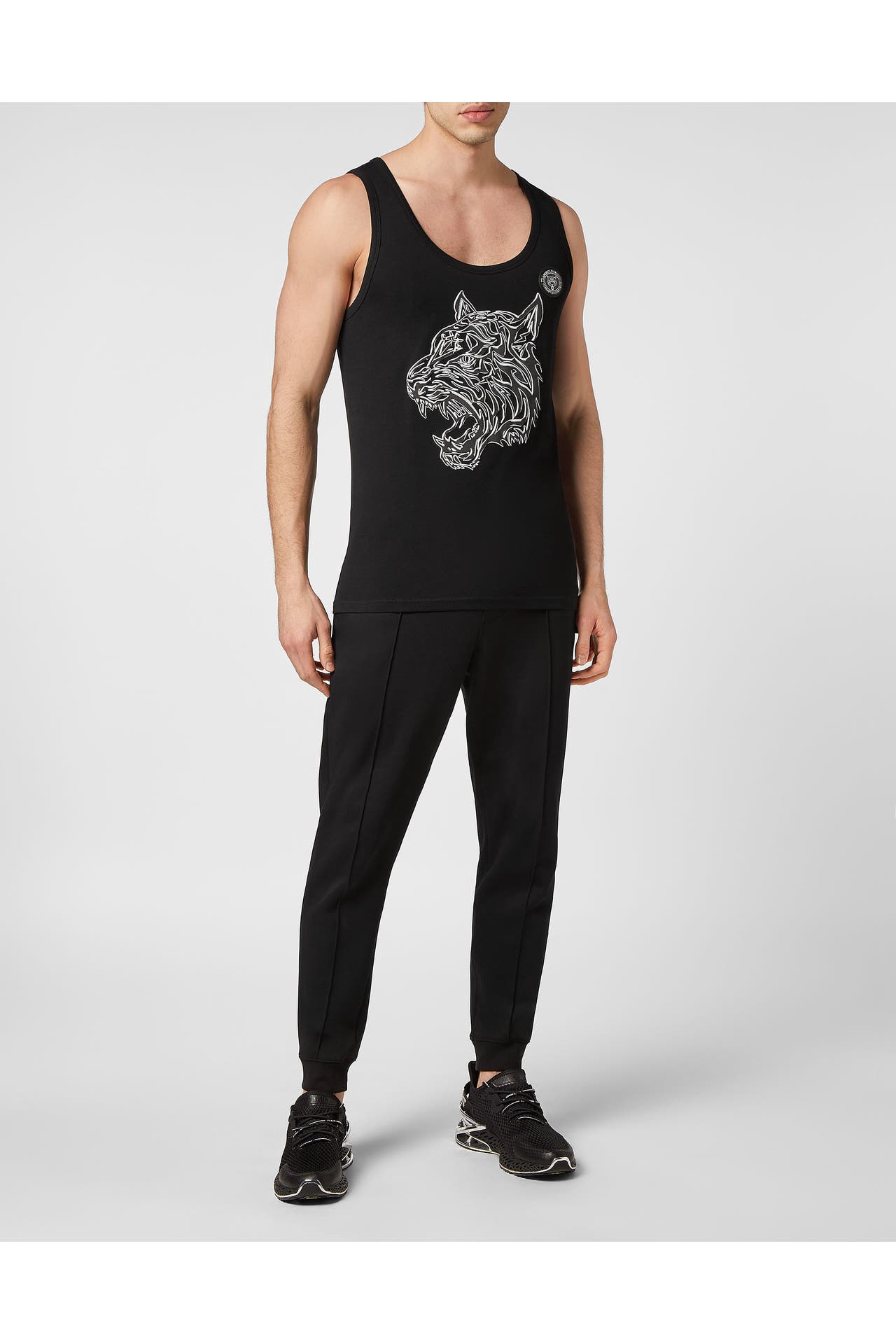 PLEIN SPORT Tank Top TIGER 0201 | black/white, Bild 1