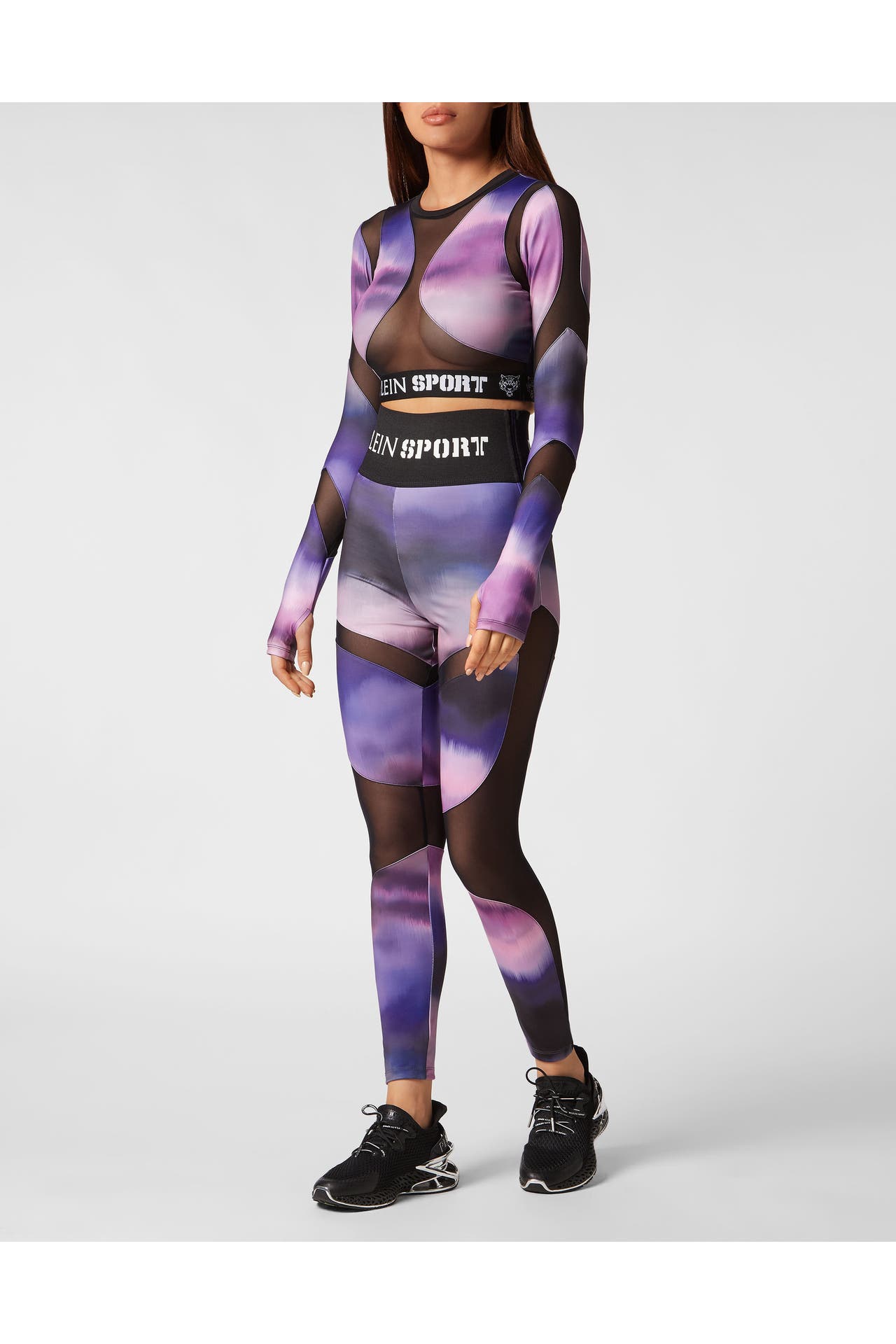 PLEIN SPORT Langarmshirt 73 | Purple, Bild 1