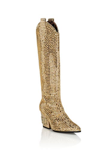 PHILIPP PLEIN Winterstiefel GOTHIC PLEIN 16 | gold
