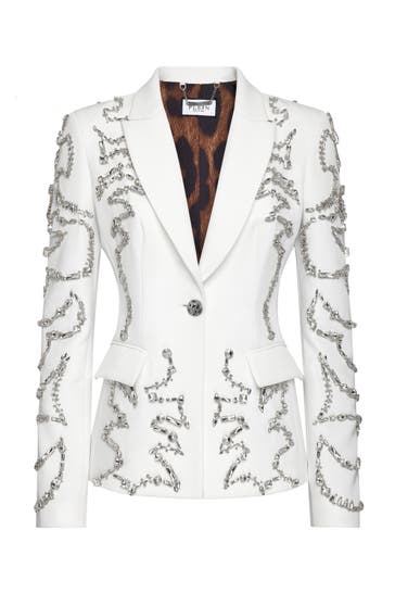 PHILIPP PLEIN Blazer SUPERHEROINE 01 | white