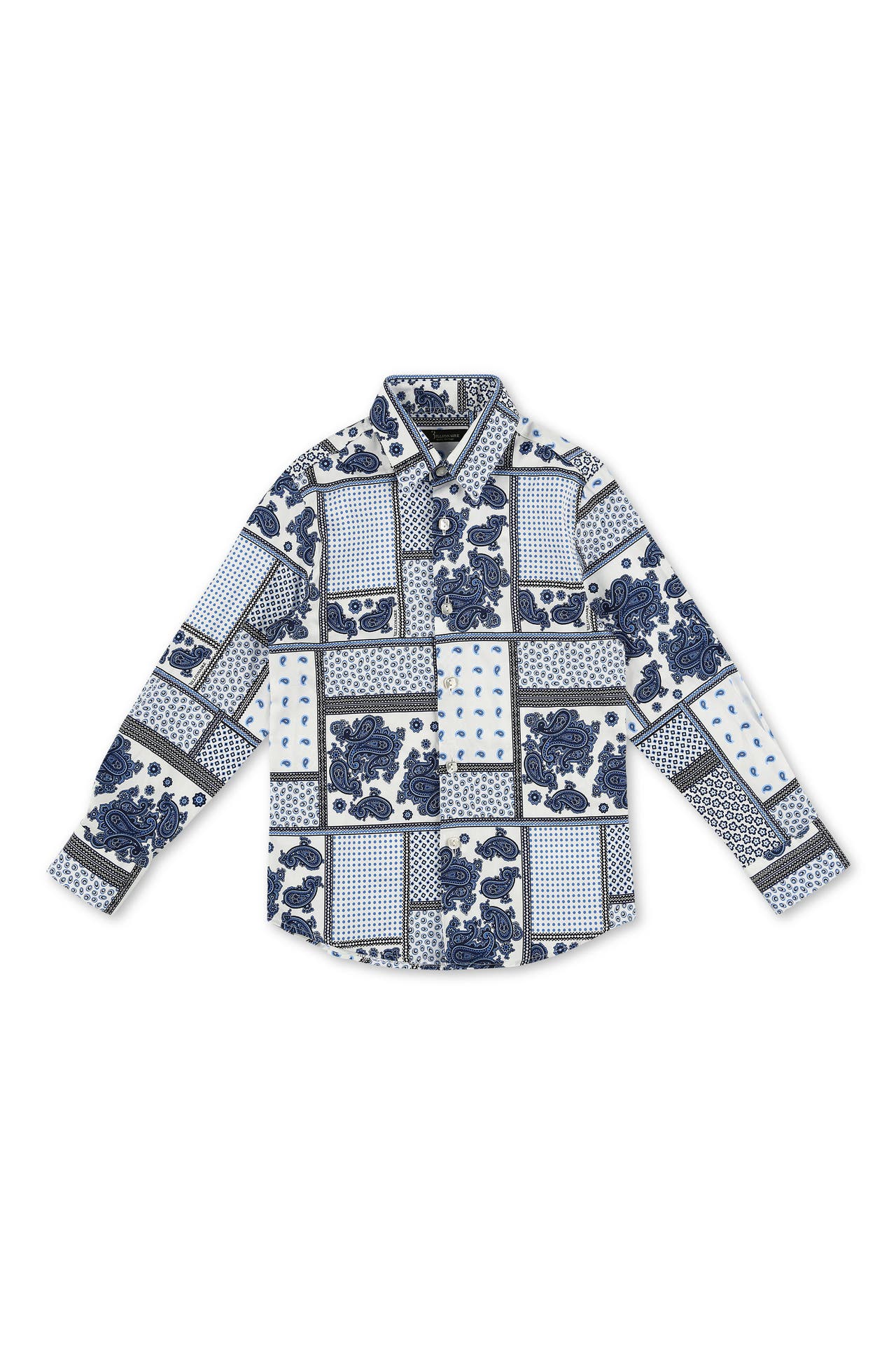 BILLIONAIRE Langarmshirt PAISLEY 0114 | white/darkblue, Bild 1