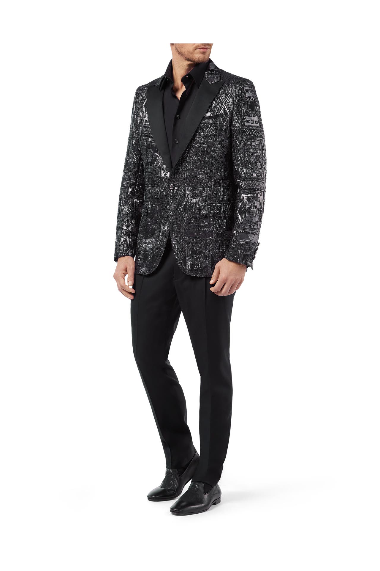BILLIONAIRE Business-Sakko 02 | black Slim Fit, Bild 1