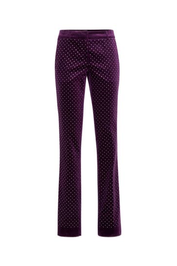 PHILIPP PLEIN Business-Hose 73 | Purple Straight