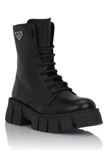 PHILIPP PLEIN Winterstiefel LOGO 02 | black