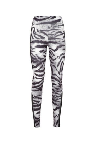 PLEIN SPORT Leggings TIGER 0201 | black/white Skinny