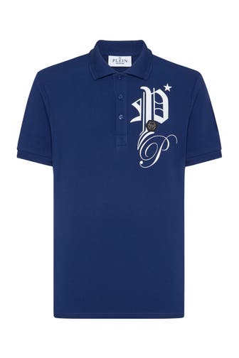 PHILIPP PLEIN Polo-Shirt GOTHIC PLEIN 14 | darkblue