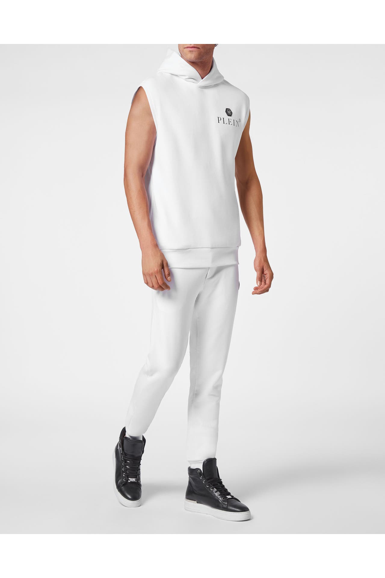 PHILIPP PLEIN Hoodie BASIC 01 | white, Bild 1