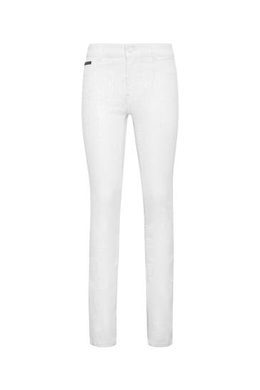 PHILIPP PLEIN Jeans HEXAGON 03CW | CrackleWhite Skinny