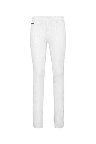 PHILIPP PLEIN Jeans HEXAGON 03CW | CrackleWhite Skinny