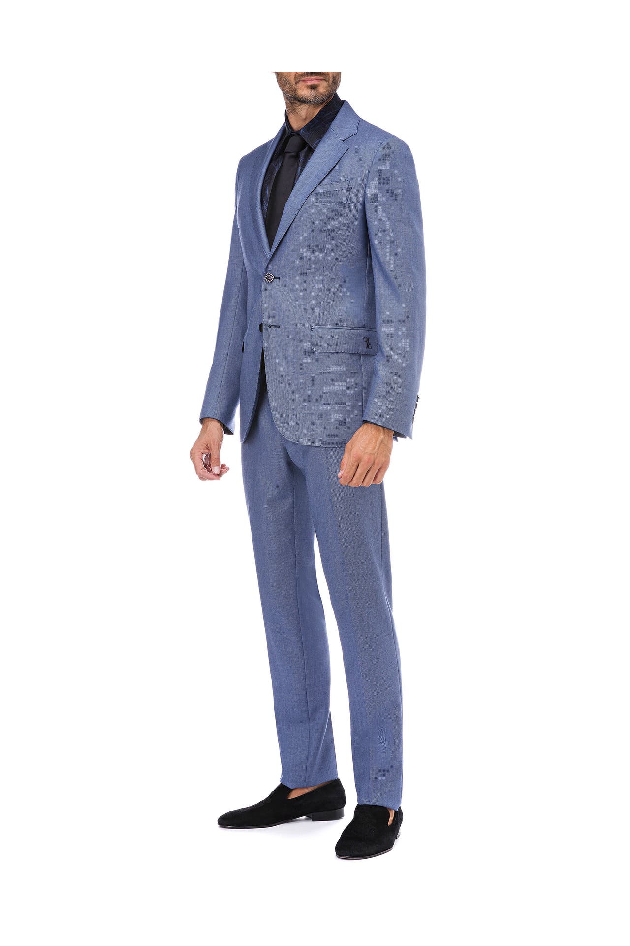BILLIONAIRE Business-Sakko DOUBLE B 07 | lightblue Slim Fit, Bild 1