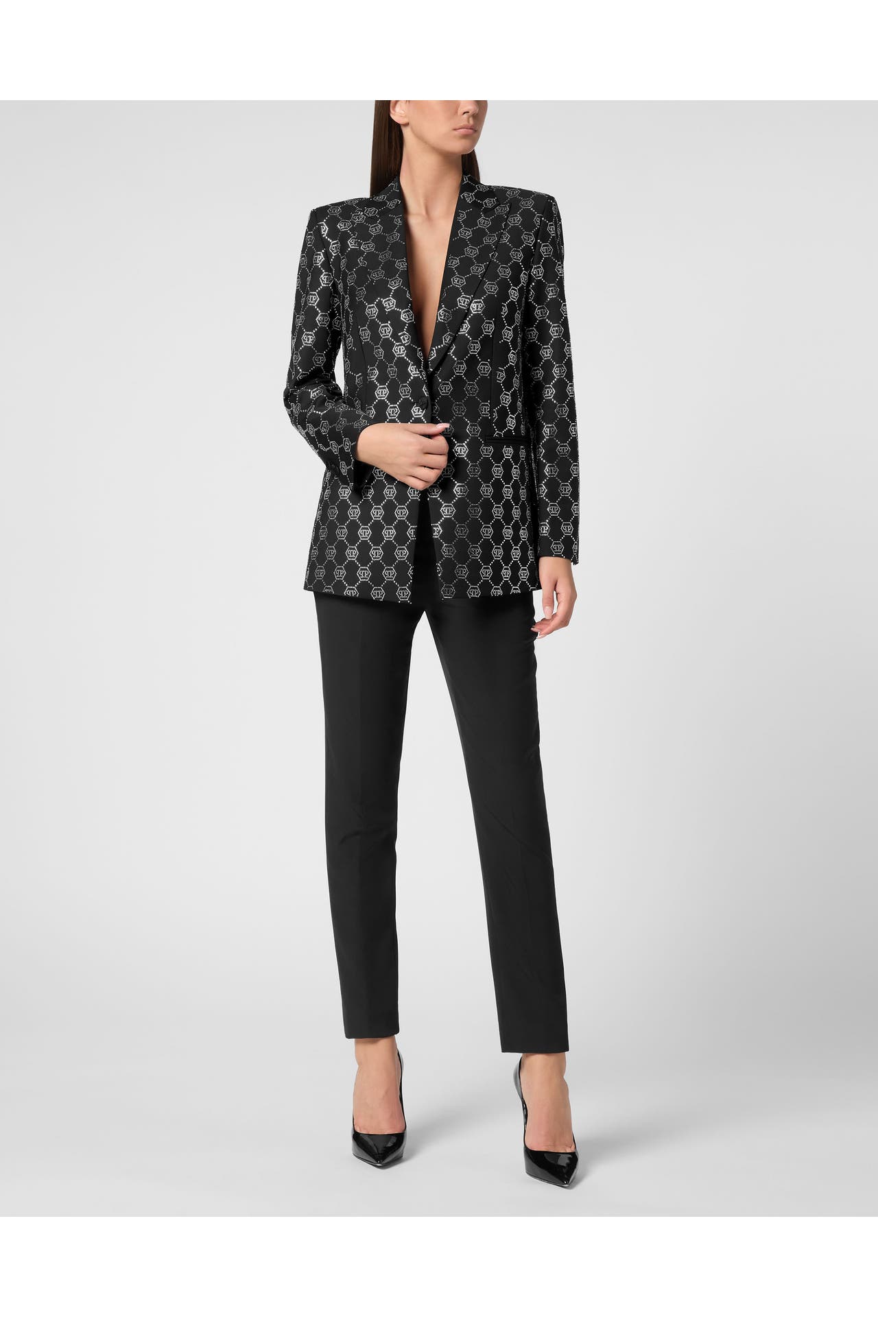 PHILIPP PLEIN Blazer MONOGRAM 02 | black, Bild 1
