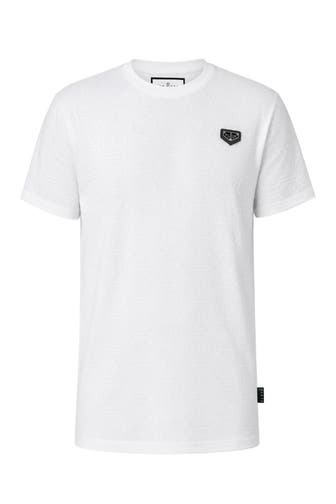 PHILIPP PLEIN Kurzarm-Rundhals-T-Shirt MONOGRAM