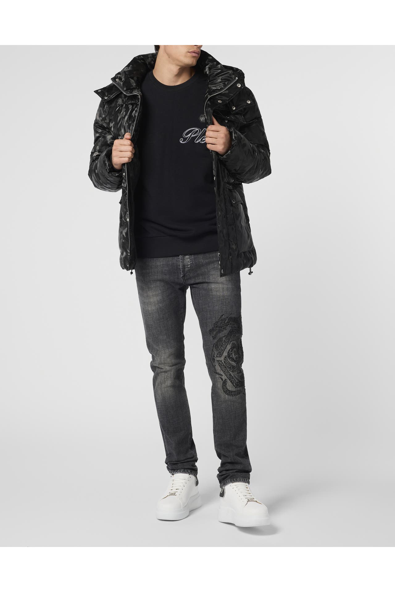 PHILIPP PLEIN Jacke CAMOUFLAGE 02 | black, Bild 1