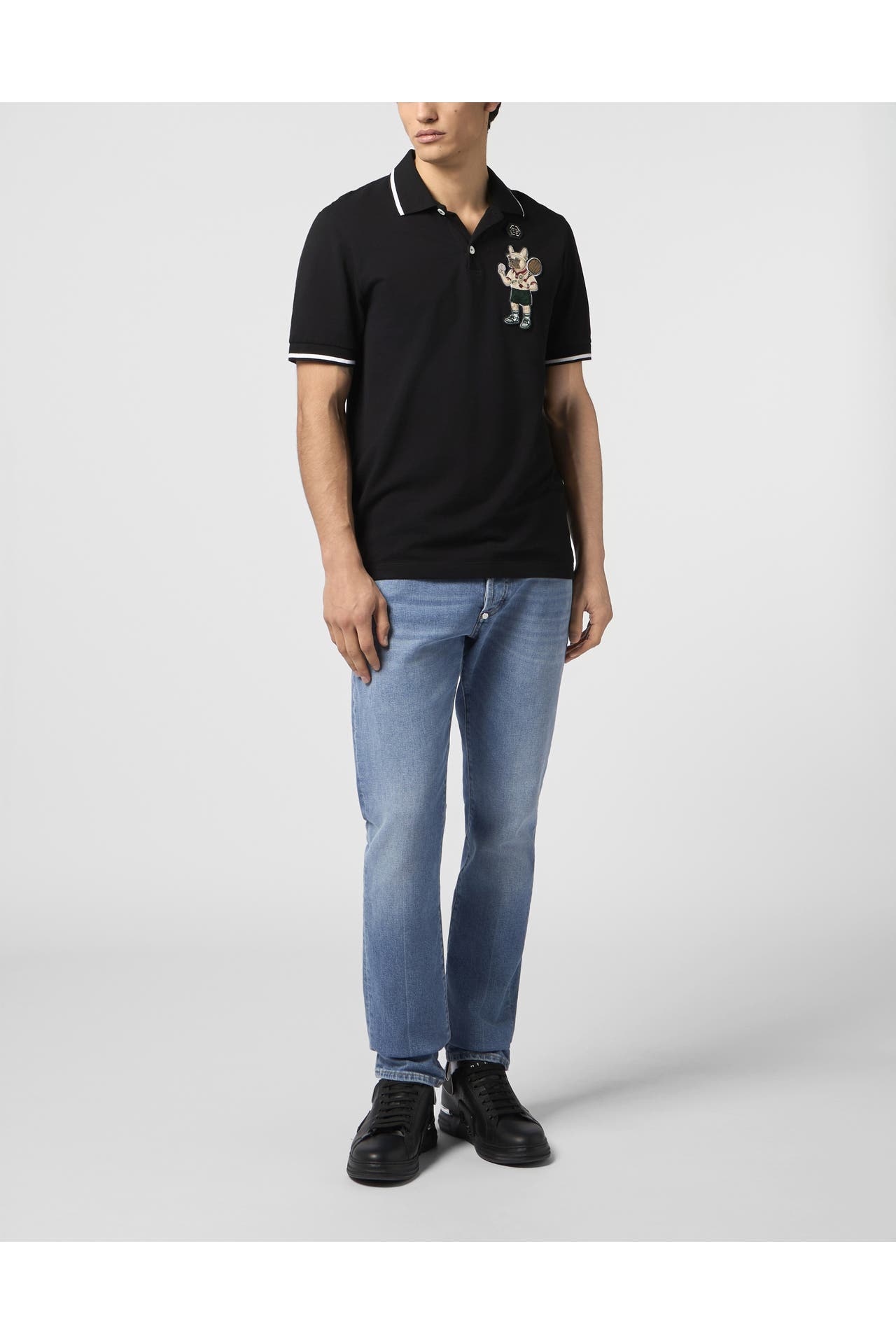 PHILIPP PLEIN Polo-Shirt 02 | black, Bild 1