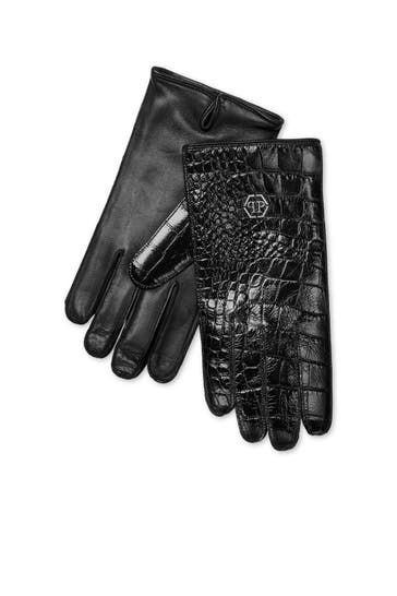 PHILIPP PLEIN Handschuhe HEXAGON 02 | black