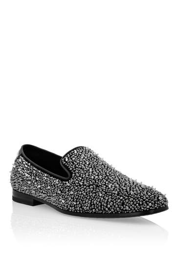 PHILIPP PLEIN Slipper 0270 | black/silver