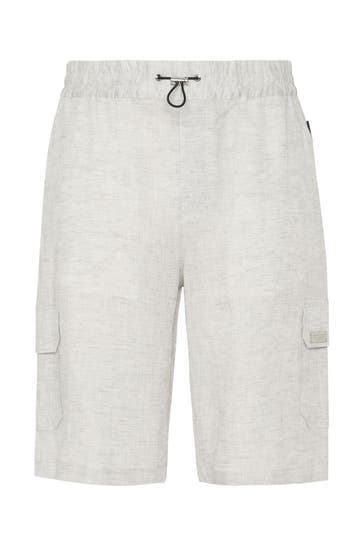 PHILIPP PLEIN Short 10 | grey Wide/ Loose Fit