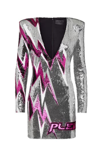 PHILIPP PLEIN Kleid 70 | Silver