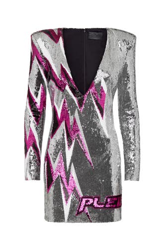 PHILIPP PLEIN Kleid 70 | Silver