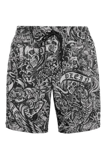 PHILIPP PLEIN Badehose TATTOO