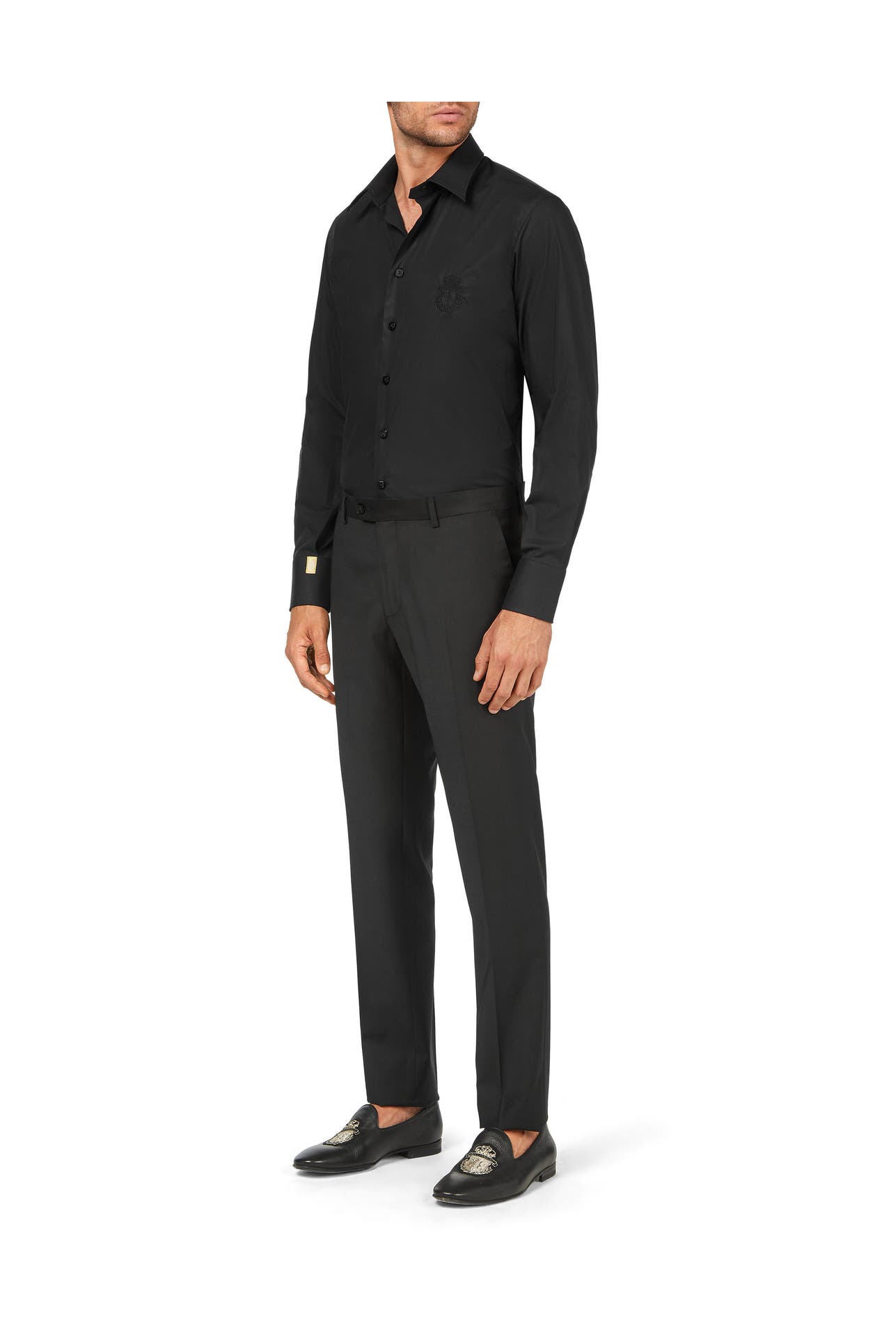 BILLIONAIRE Business-Hemd 0202 | black/black Slim Fit, Bild 1