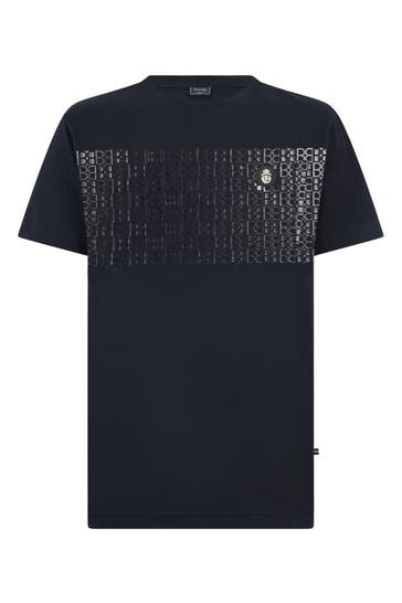 BILLIONAIRE Kurzarm-Rundhals-T-Shirt MONOGRAM