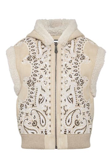 PHILIPP PLEIN Lederjacke PAISLEY 06 | beige
