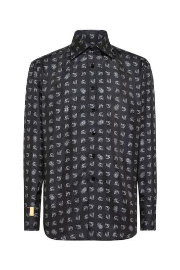 BILLIONAIRE Business-Hemd 02 | black Slim Fit