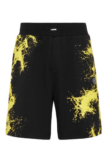 PLEIN SPORT Short SPLASH 02 | black Wide/ Loose Fit