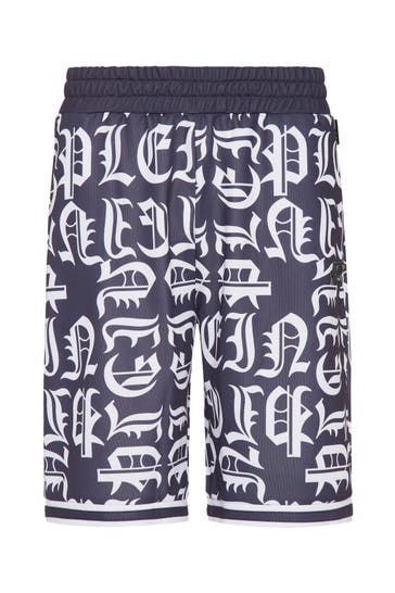 PHILIPP PLEIN Sweatpant GOTHIC PLEIN 24 | navy Loose Fit