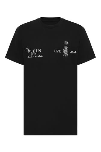 PHILIPP PLEIN T-Shirt Rundhalsausschnitt Ss