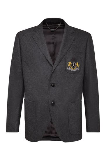 BILLIONAIRE Business-Sakko LION 72 | darkgrey Slim Fit