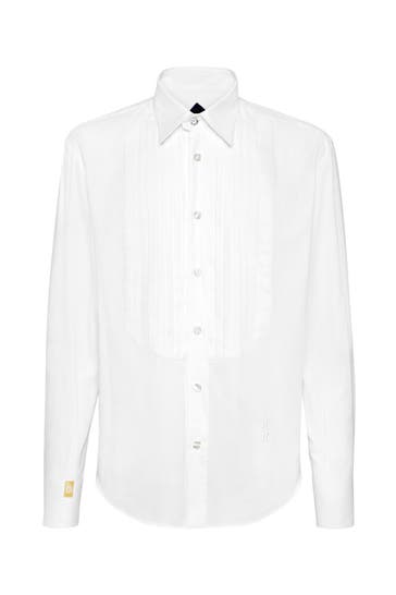 BILLIONAIRE Business-Hemd 01 | white Slim Fit