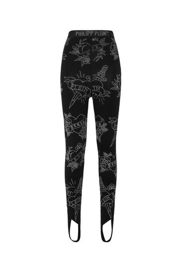 PHILIPP PLEIN Leggings LOVE 02 | black Skinny