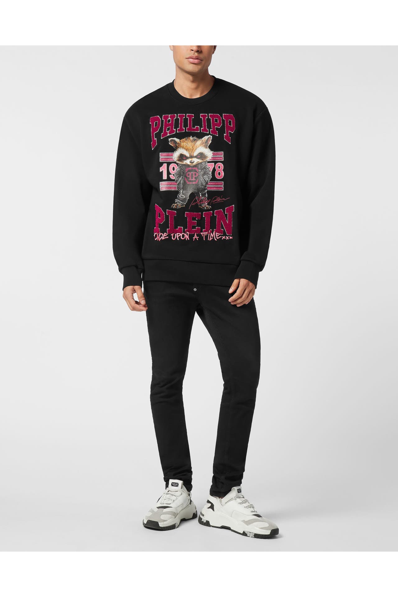 PHILIPP PLEIN Sweatshirt COLLEGE 02 | black, Bild 1