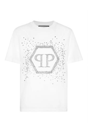 PHILIPP PLEIN T-Shirt HEXAGON 01 | white