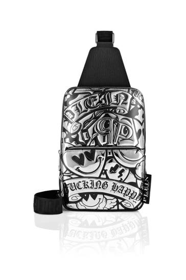 PHILIPP PLEIN Umhängetasche SMILE 70 | Silver